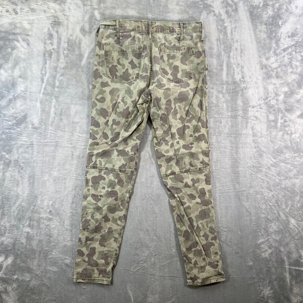 Lucky Brand The Cargo Pants Women's Size 0/25 Green Camo Cotton - Picture 2 of 10